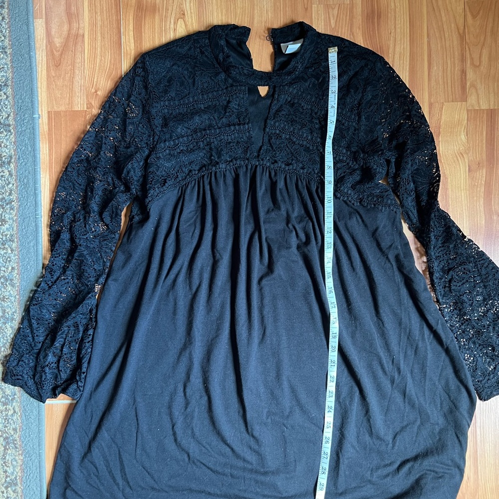 Yours Clothing Black Lace Dress